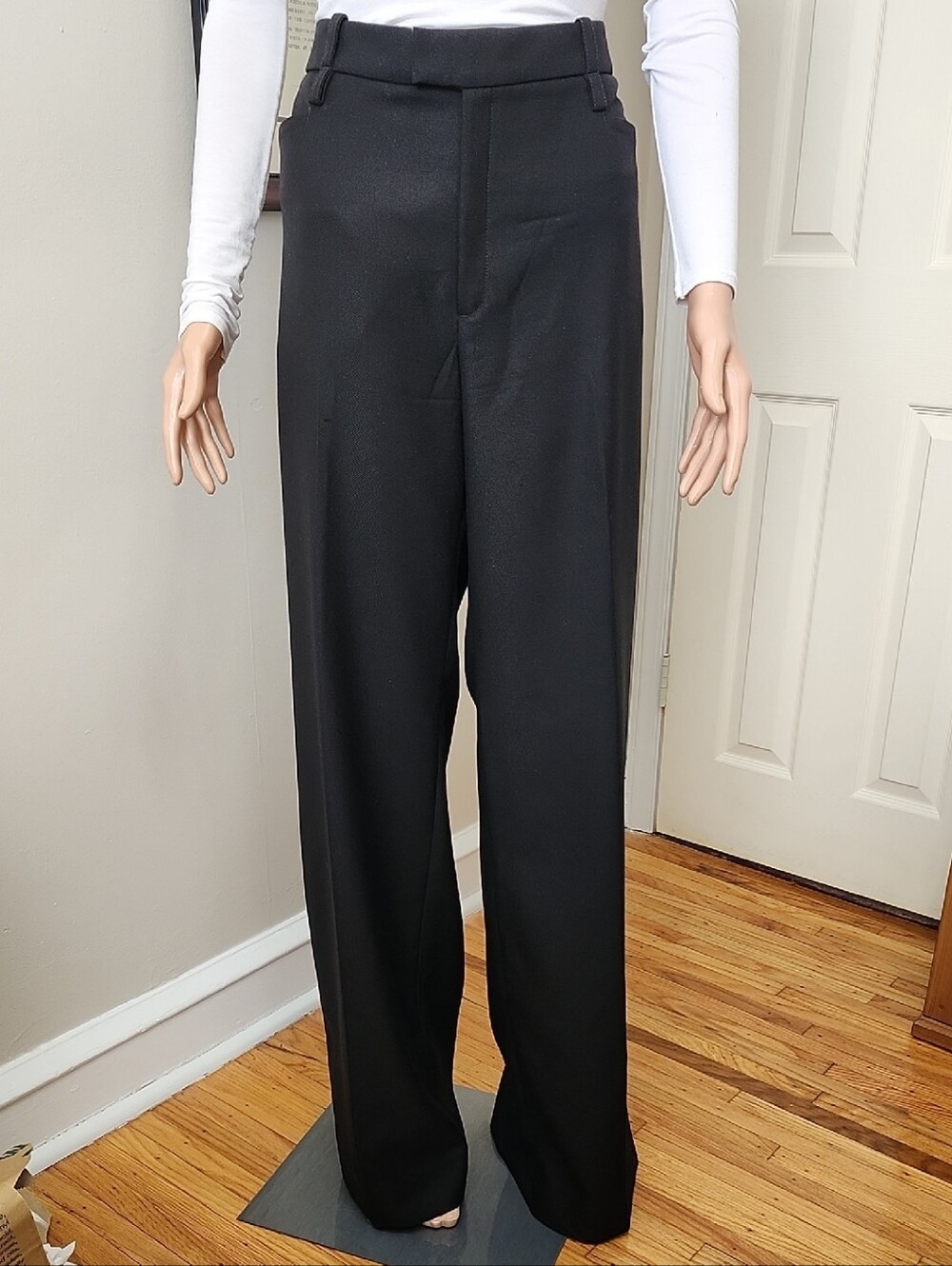 Banana Republic Classic Black Wide-Leg Pants